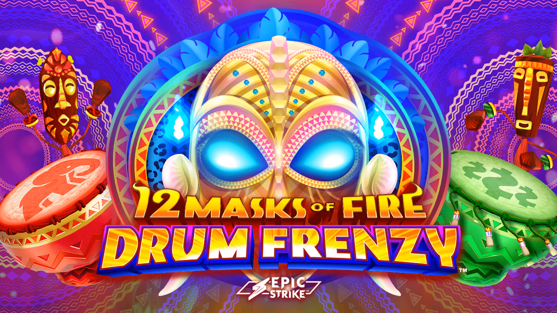12 Masks Of Fire Drum Frenzy